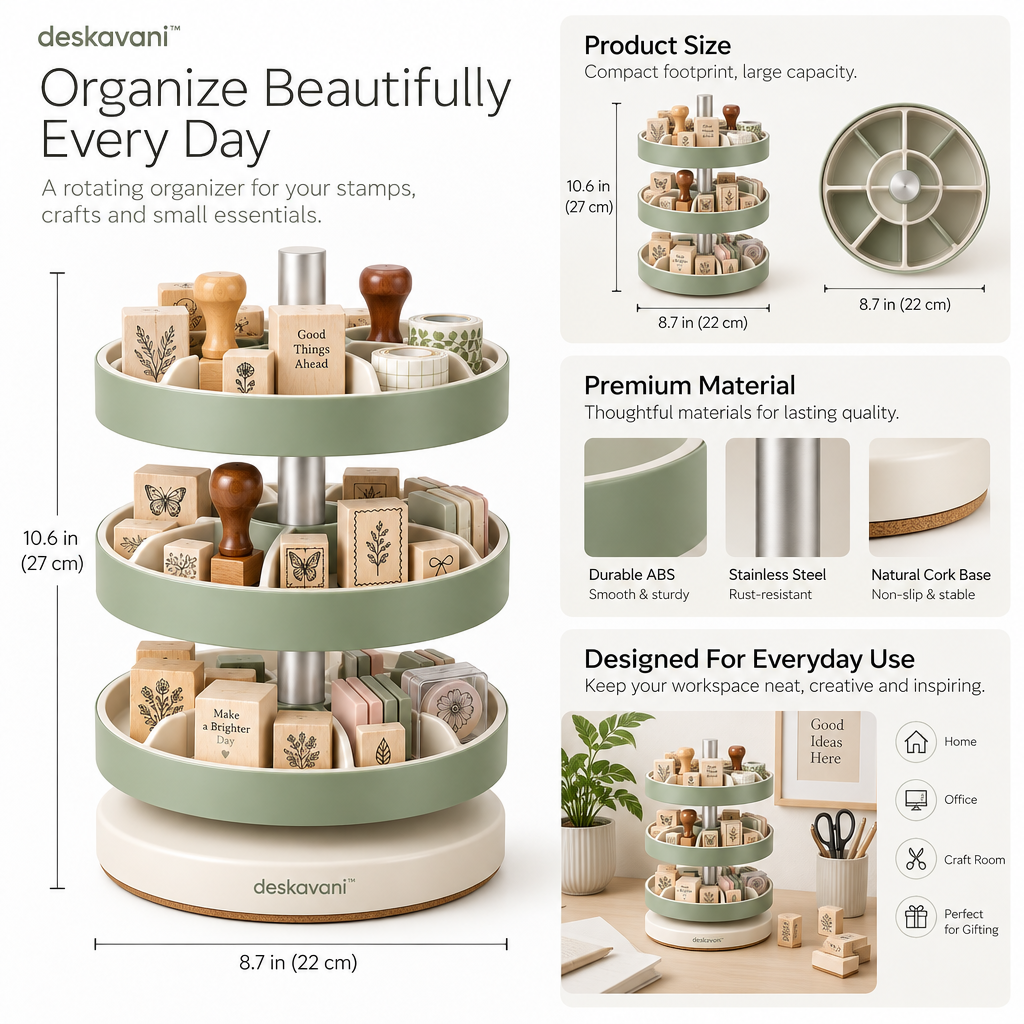 deskavani™ Desktop Stamp Carousel
