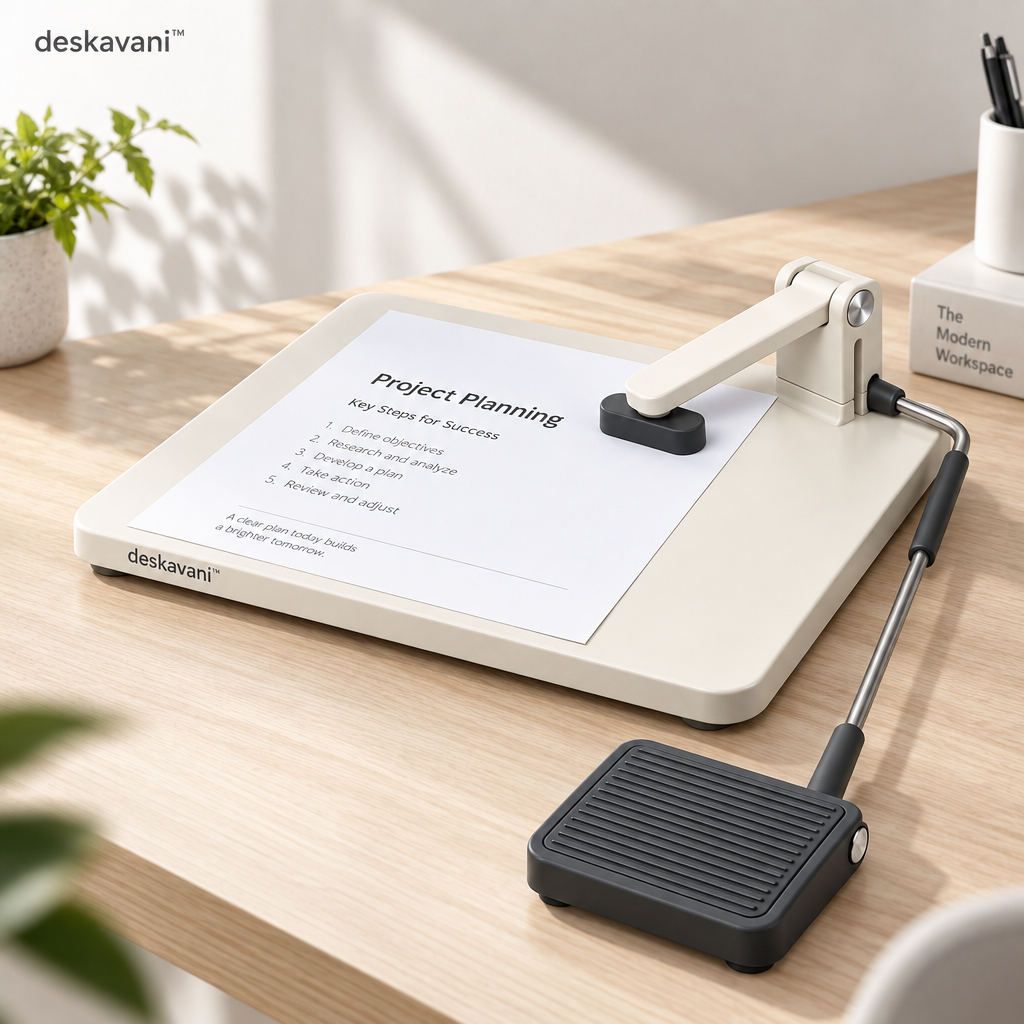 deskavani™ Foot-Operated Page Press