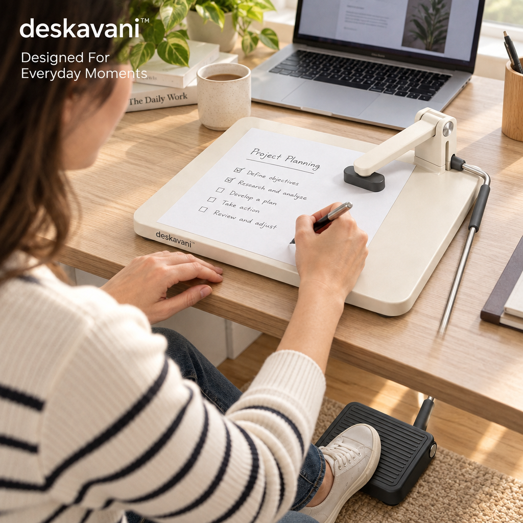 deskavani™ Foot-Operated Page Press