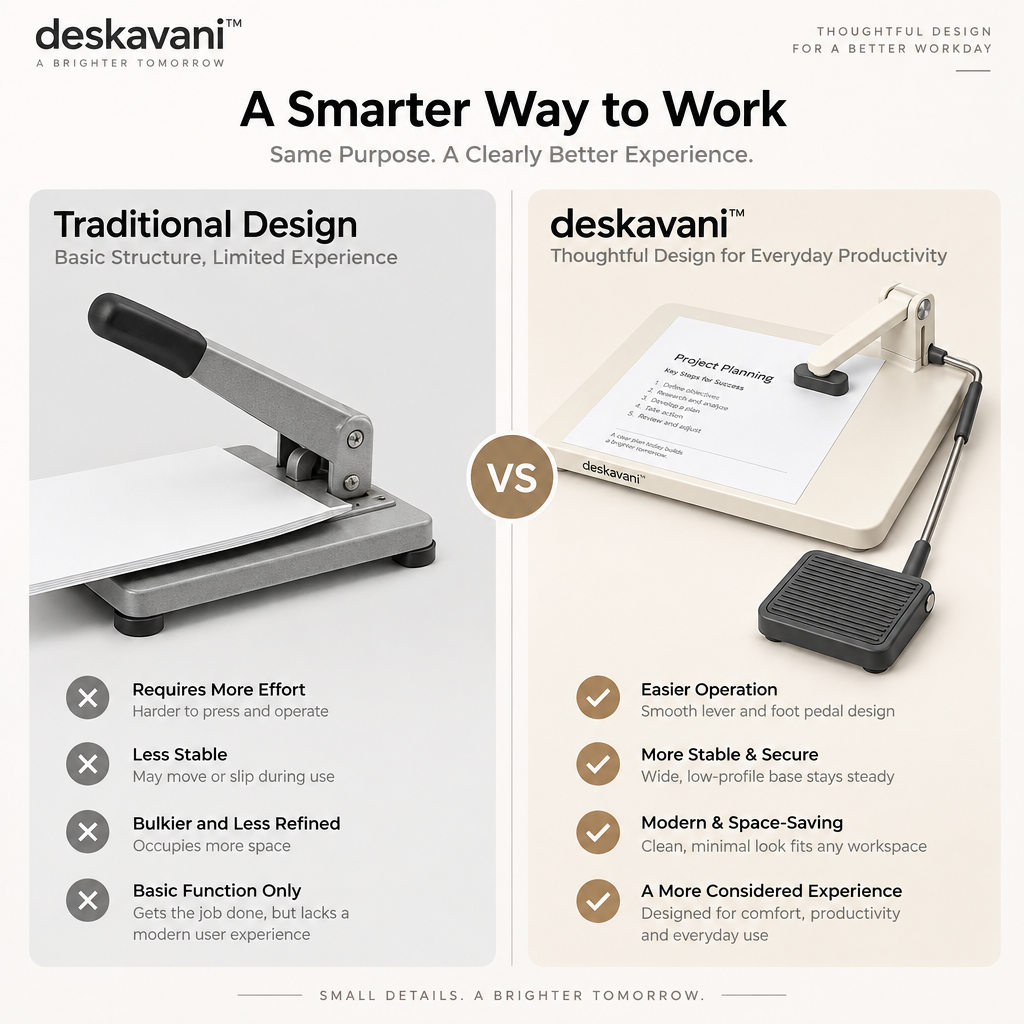deskavani™ Foot-Operated Page Press