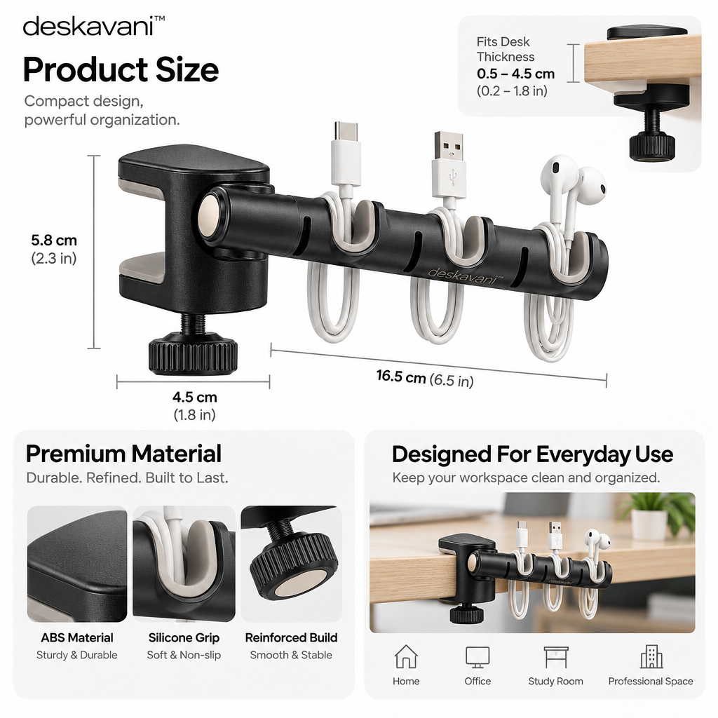 deskavani™ Pivot Cable Dock