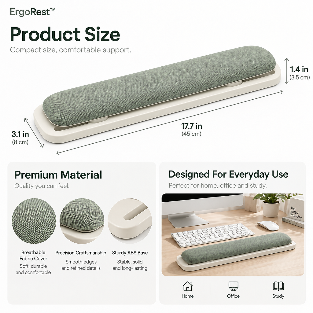deskavani™ Adjustable Wrist Rest
