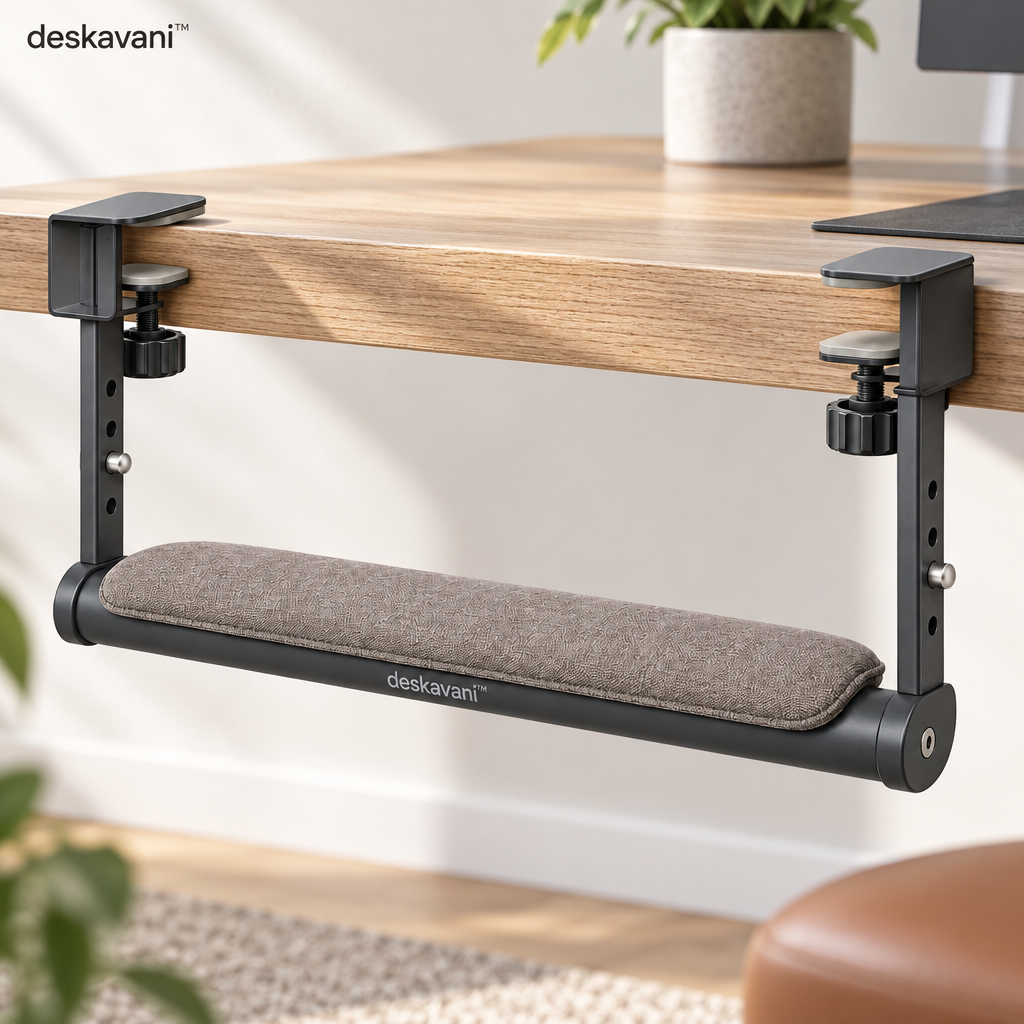 deskavani™ Desk Edge Foot Rail